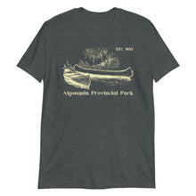 Load image into Gallery viewer, Algonquin Provincial Park Vintage Style Canoe T Shirt
