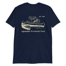 Load image into Gallery viewer, Algonquin Provincial Park Vintage Style Canoe T Shirt
