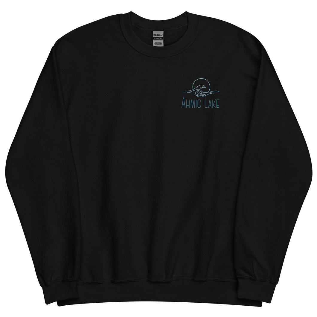 Ahmic Lake Waves Crew Neck Sweater