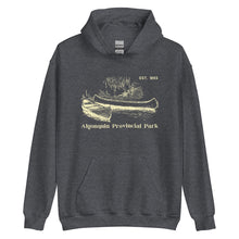 Load image into Gallery viewer, Algonquin Provincial Park Vintage Style Canoe Hoodie
